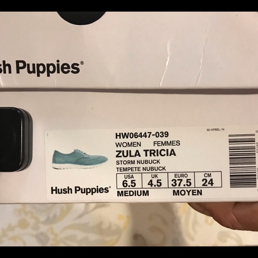 Hush Puppies blue suede Zula Tricia’ sneakers. Size 6.5. NWT - Picture 8 of 8
